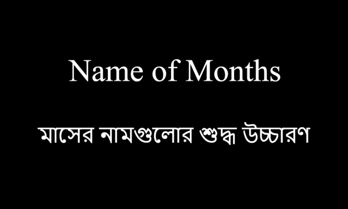 Name of Months